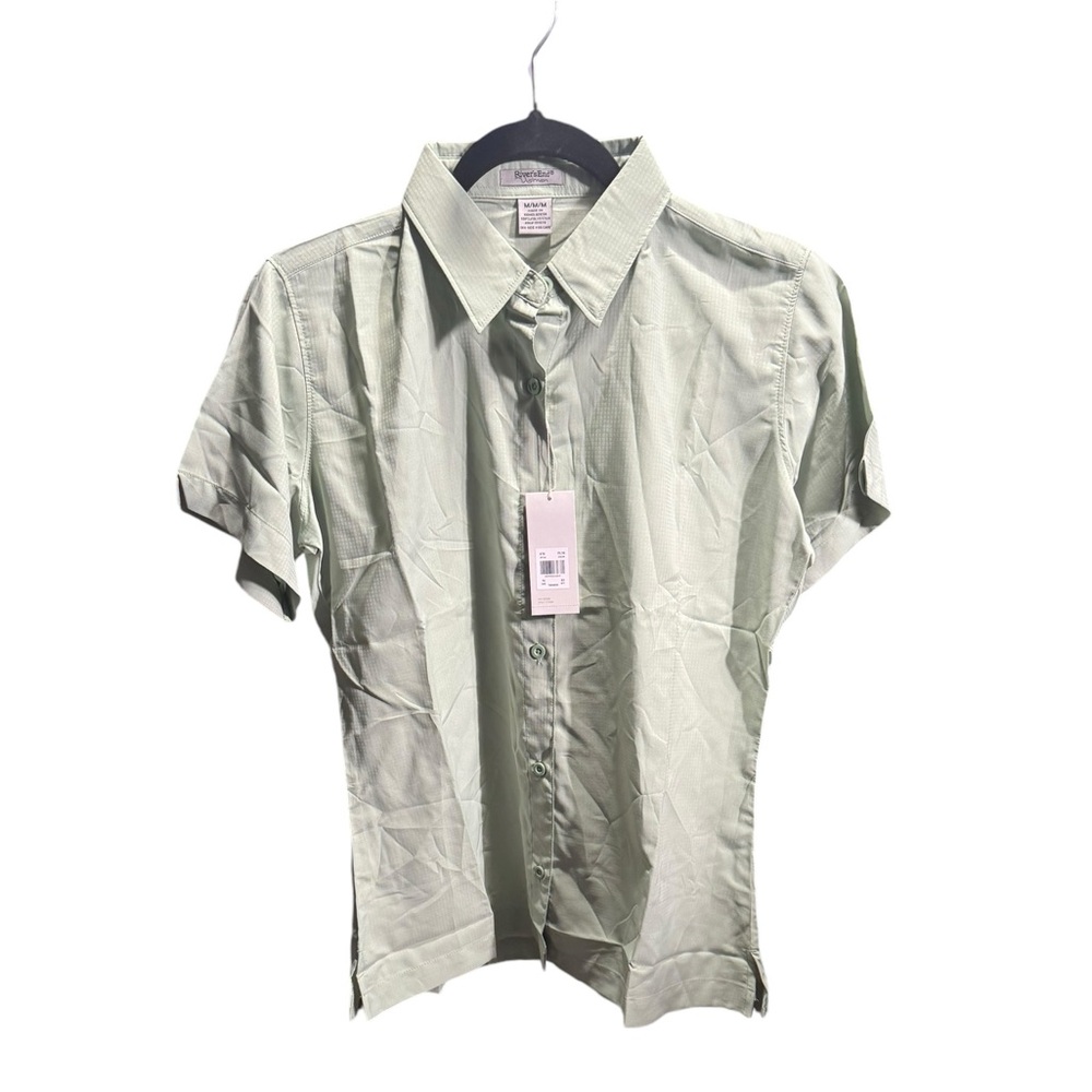BRAND NEW RIVER END Button Down Shirt with Dress Shirt Collar SIZE M